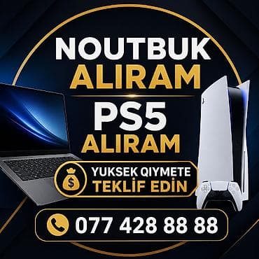 YUKSEK QIYMETE NOUTBUK PS5 ALİRAM YENİ VE İSLEMİS TEKLİF EDİN lalafo.az -da YUKSEK QIYMETE NOUTBUK PS5 ALİRAM YENİ VE İSLEMİS TEKLİF EDİN