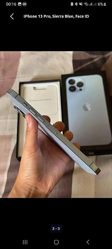 IPhone 13 Pro, Sierra Blue, Face ID