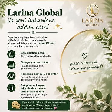 Larina Global – onlayn əməkdaşlıq və inkişaf imkanı Təsvir: - — 1