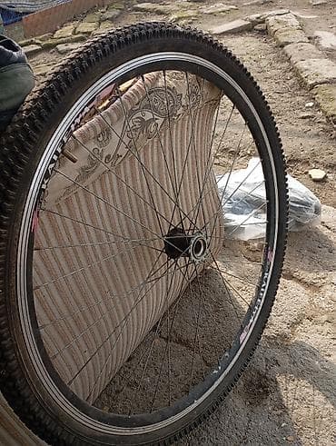 Velosiped təkəri və disk yığımı - Ölçü: 26" (MTB tipli) - Şin