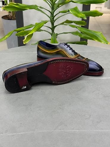 Ayaqqabılar: Kişi klassik ayaqqabıları - Model: Bağlı klassik təmiz dəridən — 3