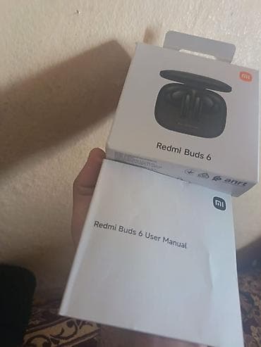 işlenmiş notebooklar: Redmi Buds 6 simsiz qulaqlıq(Standart) - Rəng: qara - “Dual‑Driver — 1