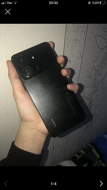 Redmi 13C, 128 ГБ, цвет - Черный, Две SIM карты — 2