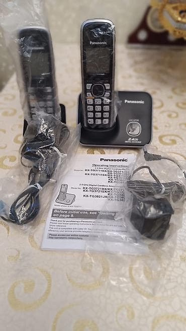 Stasionar telefon Panasonic, Simsiz, Yeni, Pulsuz çatdırılma — 2