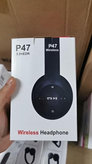 kou zone wireless lavalier microphone: P47 Wireless Over‑Ear Qulaqlıq - Bağlantı: Bluetooth 5.0 + EDR - Növ — 6