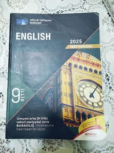 REAL ALİCİYA ENDİRİM OLUNACAQ.SELİQELİ İSLENİLİB.Məhsul: “English – — 1