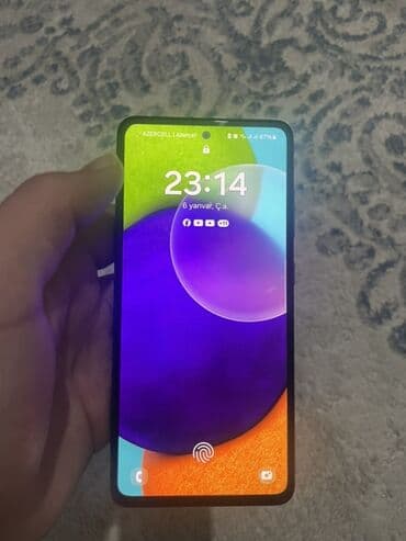 Mətbəx texnikası: Samsung Galaxy A52, 128 GB, rəng - Qara, Barmaq izi — 6