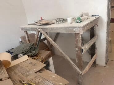 i̇ş masası: Açılmayan, Taxta, Dördbucaq masa — 3