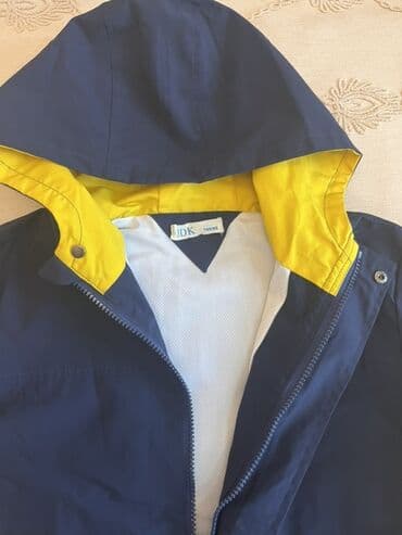 детские непромокаемые комбинезоны: Uşaq üçün yüngül yağmurluq/kürəkçə - Rəng: tünd göy, sarı detal və — 2