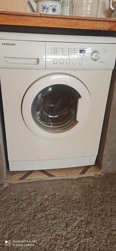 baku electronics paltaryuyan samsung: Paltaryuyan maşın Samsung, 6 kq, İşlənmiş, Avtomat, Qurutma var, Kredit yoxdur, Ünvandan götürmə — 1