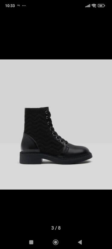 41 razmer: Bershka, Ölçü: 41, rəng - Qara, Yeni — 1