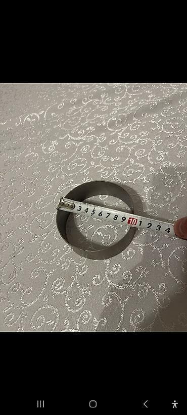 Посуда для готовки: Формы для выпечки, цвет - Серебристый, Металл, Круг, 40 — 1