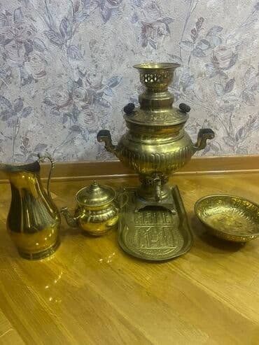 perfe: Misin dəstindən ibarət klassik samovar komplekti - Material: parlaq — 3