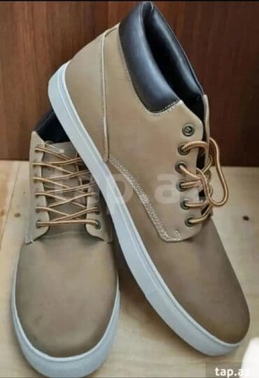 klassik kişi çəkmələri: Iki cüt kişi idman ayaqqabısı 1) Qara/göy rəngli klassik sneaker - — 5