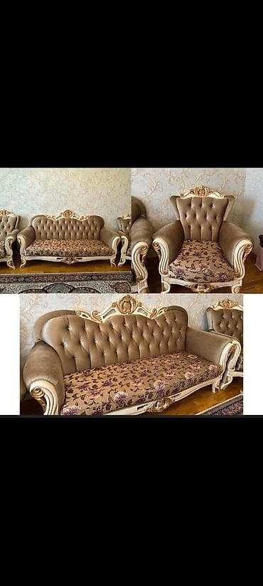 İşlənmiş, Divan, 2 kreslo