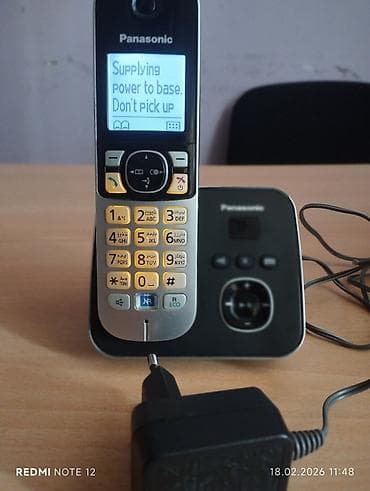 ev telefon: Stasionar telefon Panasonic, Simsiz — 4