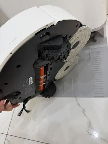 burun temizleyen: Xiaomi robot tozsoran–döşəmə yuma stansiyası ilə - Avtomatik baza — 4