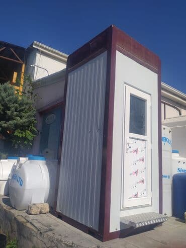 ucuz vaqon: Konteynerler gozetci kabinleri seyyar wc ler — 3
