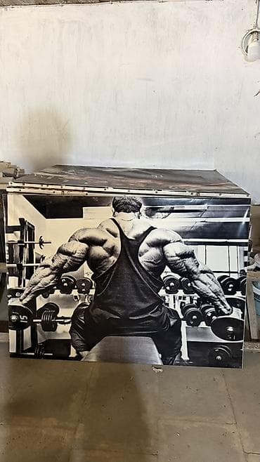 desmalar: - Məhsul: Fitnes zalı üçün böyük dekorativ posterlər (bodybuilding — 5