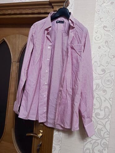 черно белые мужские футболки: Мужская рубашка, 2XL, цвет - Красный — 1