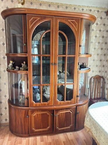 mebel servant: İşlənmiş, Açılan, 4 qapılı Düz dolab, Servant — 1