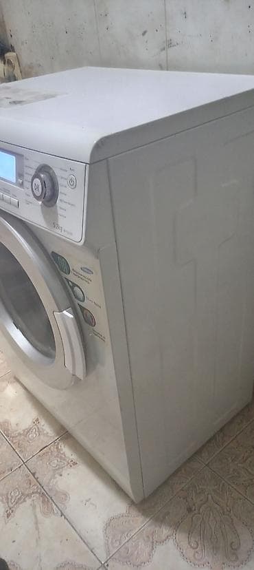 ТВ и видео: Стиральная машина Samsung, 5 кг, Б/у, Автомат, Есть сушка, Платная доставка — 4