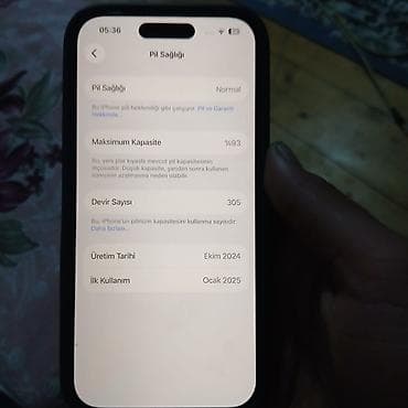 2 ci el 14 pro max: IPhone 15, Mavi, Face ID — 9
