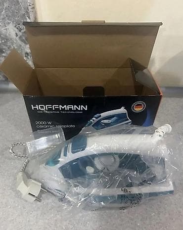 HOFFMANN buxarlı ütü - Güc: 2000 W - Keramik altlıq (ceramic