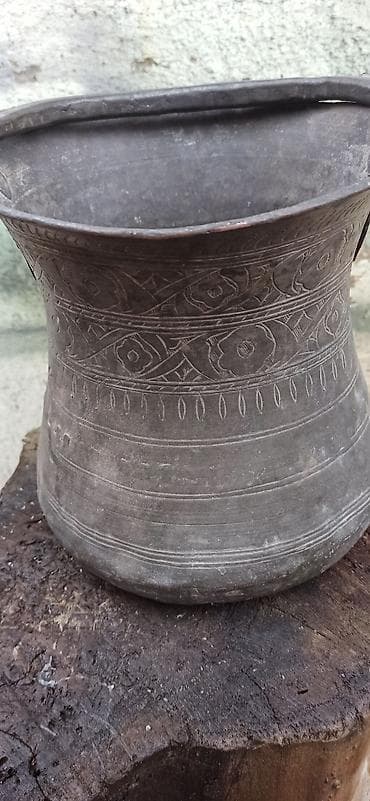 qedim samovar satisi: Çay dəsti, rəng - Gümüşü, Metal — 6