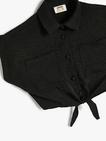 koton baki: Məhsul: Qız uşaqları üçün qısaqol düyməli köynək-top - Brend: Koton — 3