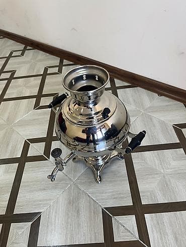 Bağ evi və bağ üçün hərşey: İşlənmiş Od Samovar, 3 l, Ödənişli çatdırılma, Ünvandan götürmə — 5