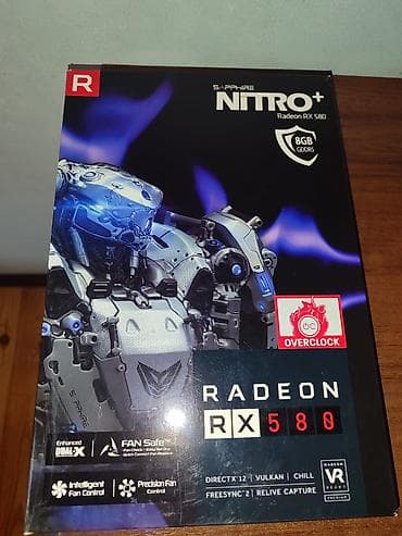 044 mobil operator: Videokart Sapphire Radeon RX 580, 8 GB — 8