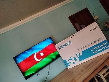 ipone 11 pro max: QUICKS Q-9265 50" Ultra High Definition (UHD) Smart TV - 50 düym — 1