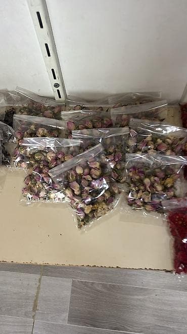 icki qiymetleri: Qurutulmuş bitki çayı qarışıqları və ədviyyatlar – paketlərlə - Gül — 2