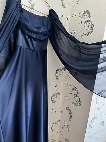 boyuk beden kofta: Tünd göy rəngdə ziyafət/libas Yenidir 1 defe geyinilib derzide — 2