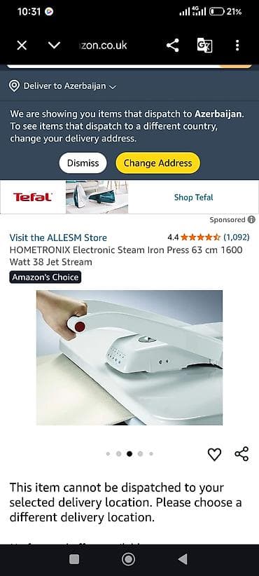 paravoy ütü: HOMETRONIX Electronic Steam Iron Press – 63 sm, 1600 W, 38 Jet Steam — 8