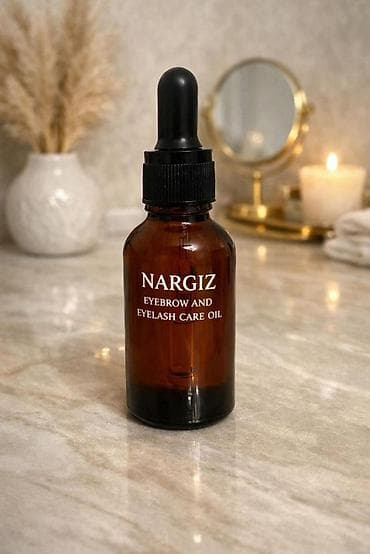 ətir flakonları: NARGIZ saç, qaş və kiprik üçün qulluq yağları Məhsul təsviri: - Saç — 3