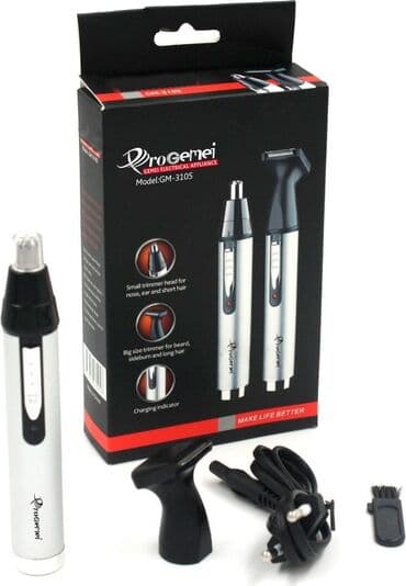 Burun,Qulaq,kantivka ucun epilyasiyası üçün 2-si 1-də trimmer Geemy — 1