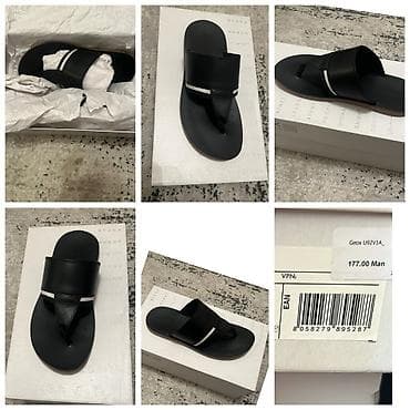 ax 35: Geox Respira kişi şipotu/sandal modeli - Rəng: qara, minimal dizayn - — 7