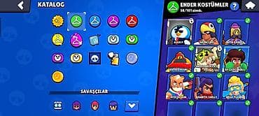 Искусство и коллекционирование: Brawl Stars hesabı – yüksək səviyyəli kolleksiya - Kupa yolu: 23 679 — 2