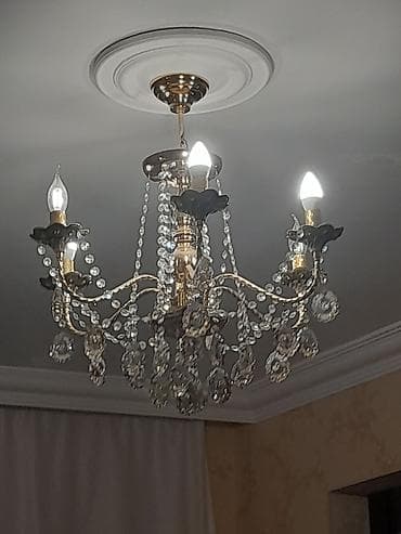 Çılçıraq, 5 lampa, Metal — 3