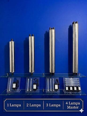 su filteri: UV su dezinfeksiya sistemləri – 1, 2, 3 və 4 lampalı (Master) modellər — 1