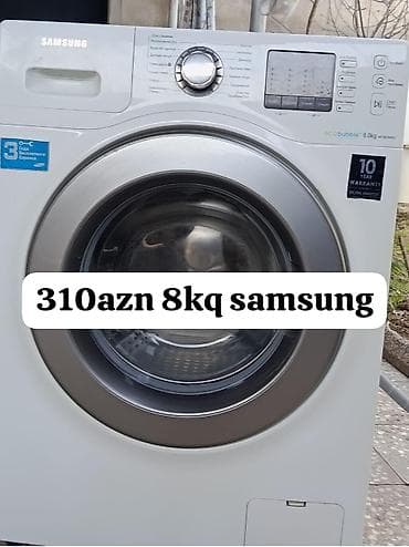 Elektronika: Samsung paltaryuyan maşın – 8 kq, EcoBubble texnologiyası Qiymət: 310 — 1