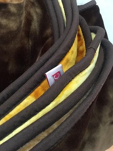 bamboo tekstil: Yataq üçün Xovlu rəng - Sarı Yataq örtüyü, Ünvandan götürmə — 6