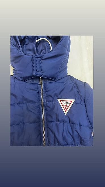 geyimleri: Guess kurtka ideal veziyyetde 1-2 defe istifade olunub 12 ay Uşaq — 3