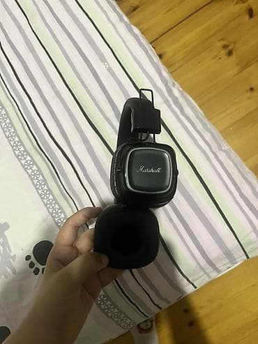 qulaqlıqlar: Yeni Simsiz (Bluetooth) Qulaqcıqlar, Marshall, rəng - Qara — 2