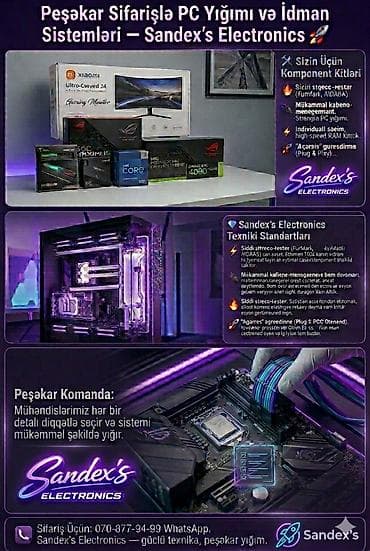 planşet klaviatura: .Oyun texnikası və sifarişlə PC yığımı — Sandex's Electronics 🚀 — 8