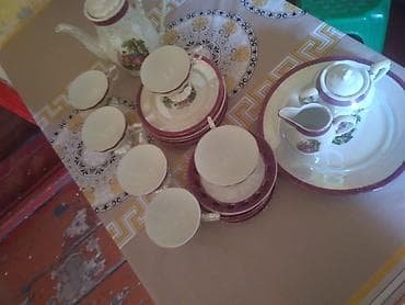 karton qutu aliram: Çay dəsti, rəng - Ağ, Farfor — 4