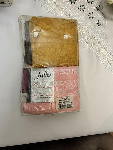 bamboo tekstil: Julie Bamboo Destina dəsmallar dəsti - Brend: Julie (Fakir/Ermet — 1