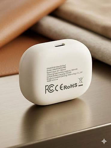 Mikrofonlar: Yeni Simsiz (Bluetooth) Qulaqcıqlar, Lenovo, rəng - Bej — 2